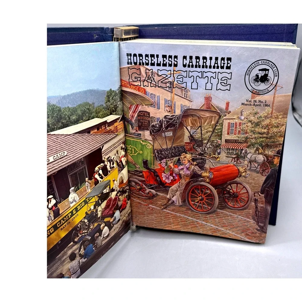 Horseless Carriage Gazette 1964-1965 Magazine Collection 11 Issues Blue Binder-B